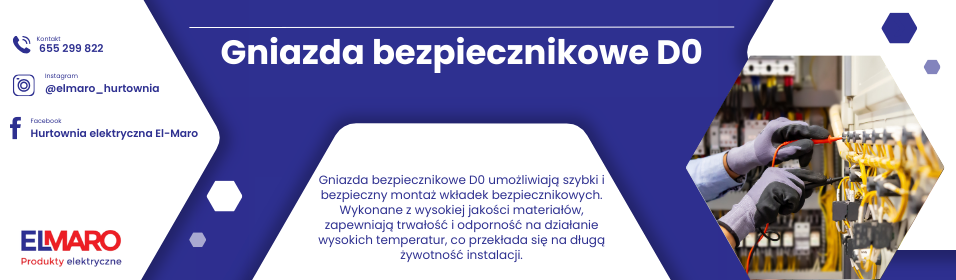 Gniazda bezpiecznikowe D0