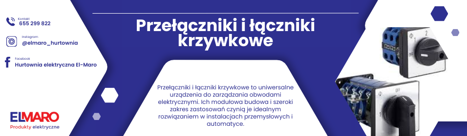 Przełączniki i łączniki krzywkowe