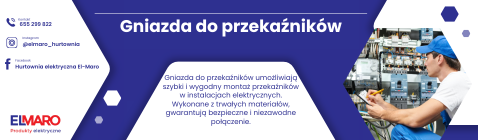 Gniazda do przekaźników