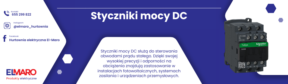 Styczniki mocy DC