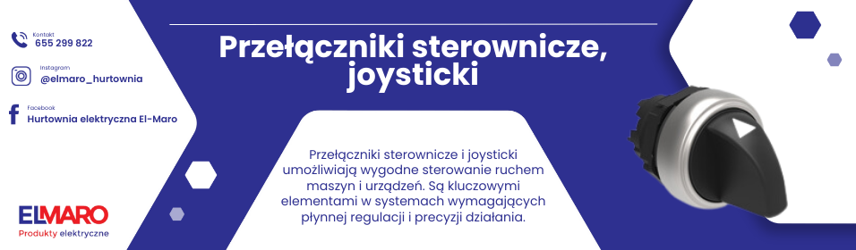 Przełączniki sterownicze, joysticki