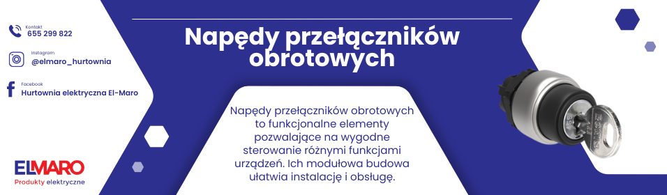 Napędy przełączników obrotowych