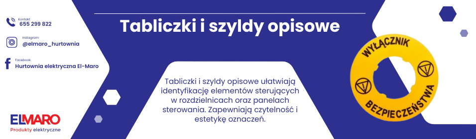 Tabliczki i szyldy opisowe