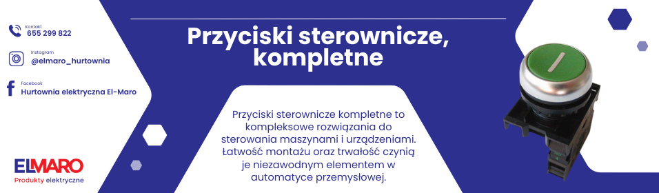 Przyciski sterownicze, kompletne