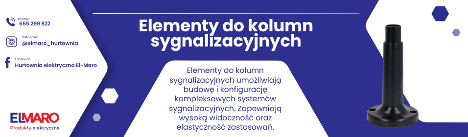 Elementy do kolumn sygnalizacyjnych