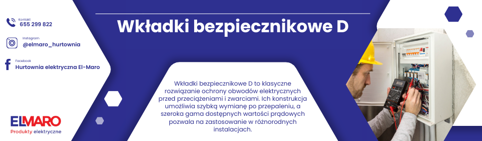 Wkładki bezpiecznikowe D