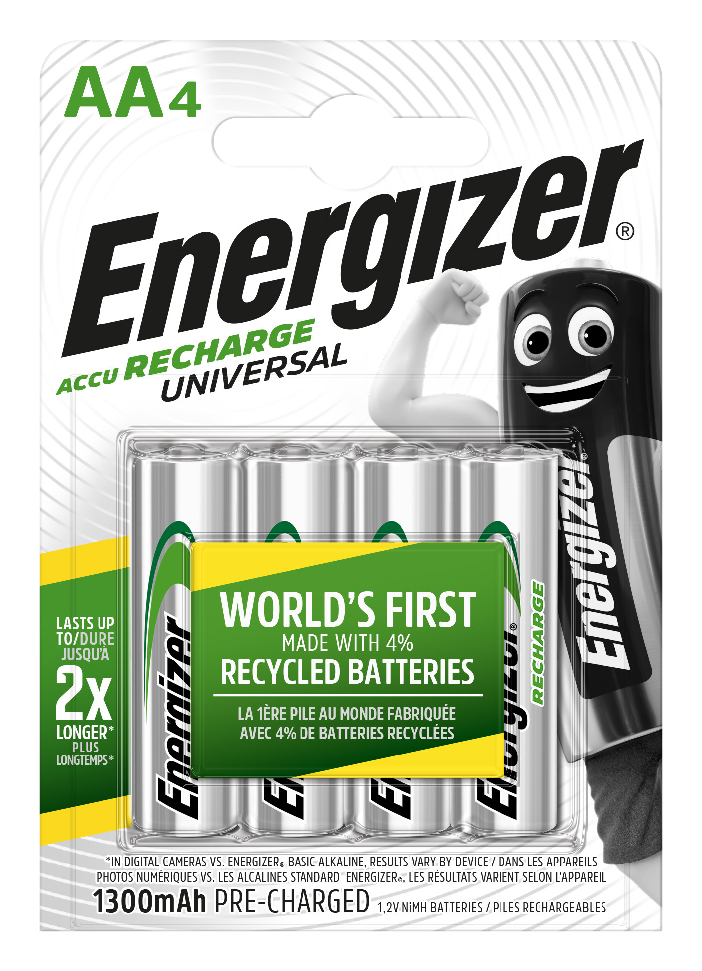 Akumulator UNIVERSAL AA HR6/4 1300mAh ENERGIZER