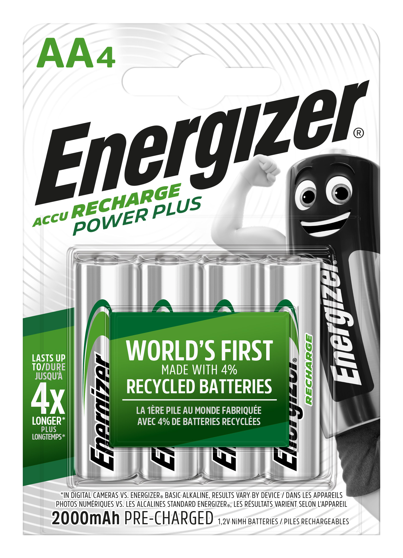 Akumulatorki Power Plus AA R6 2000 ENERGIZER 