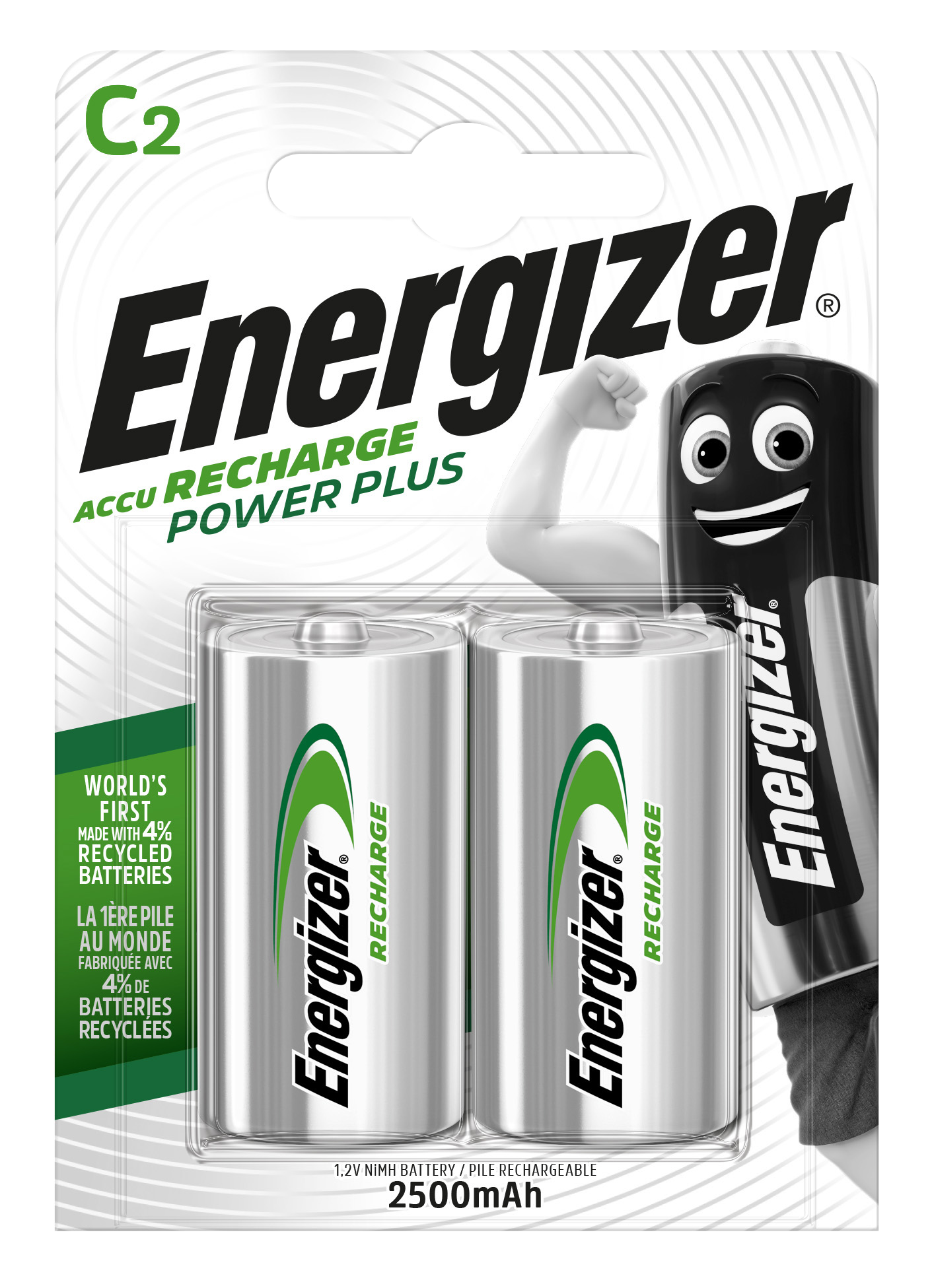 Alumulator POWER PLUS C HR14/2 2500 mAh ENERGIZER