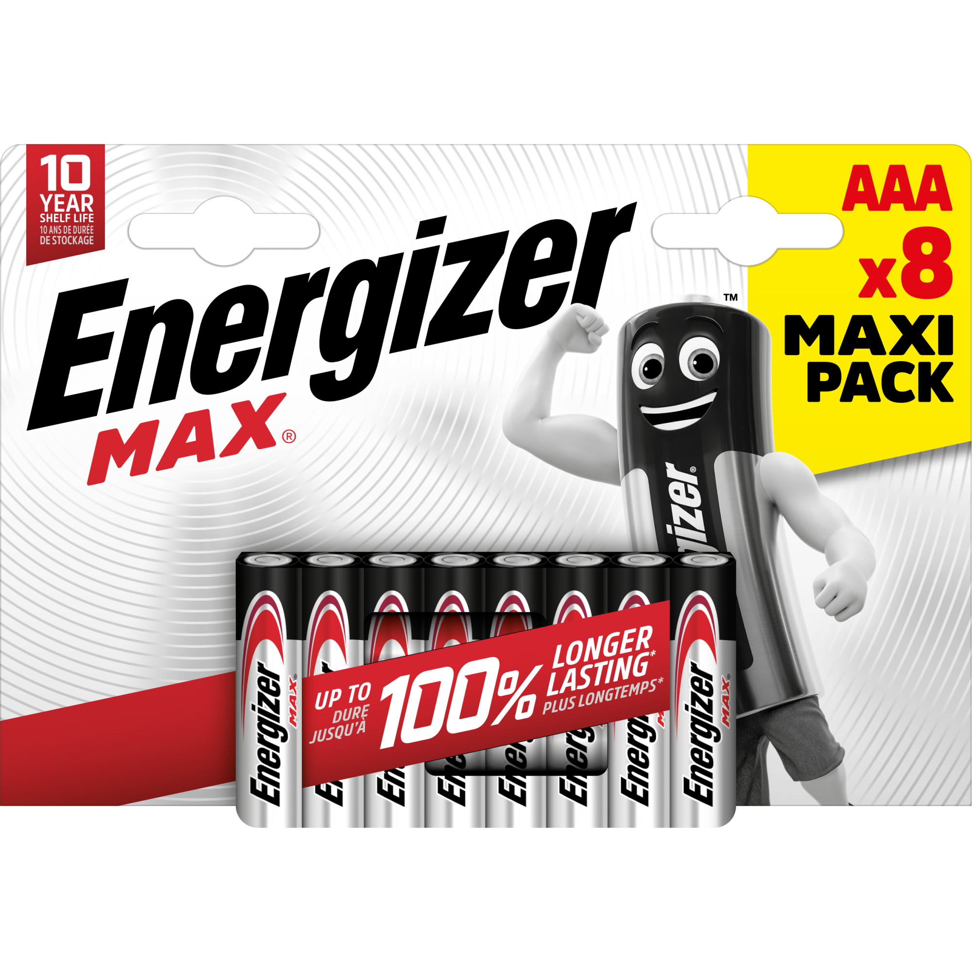 Bateria alkaiczna ENERGIZER MAX AAA LR03 /8 szt