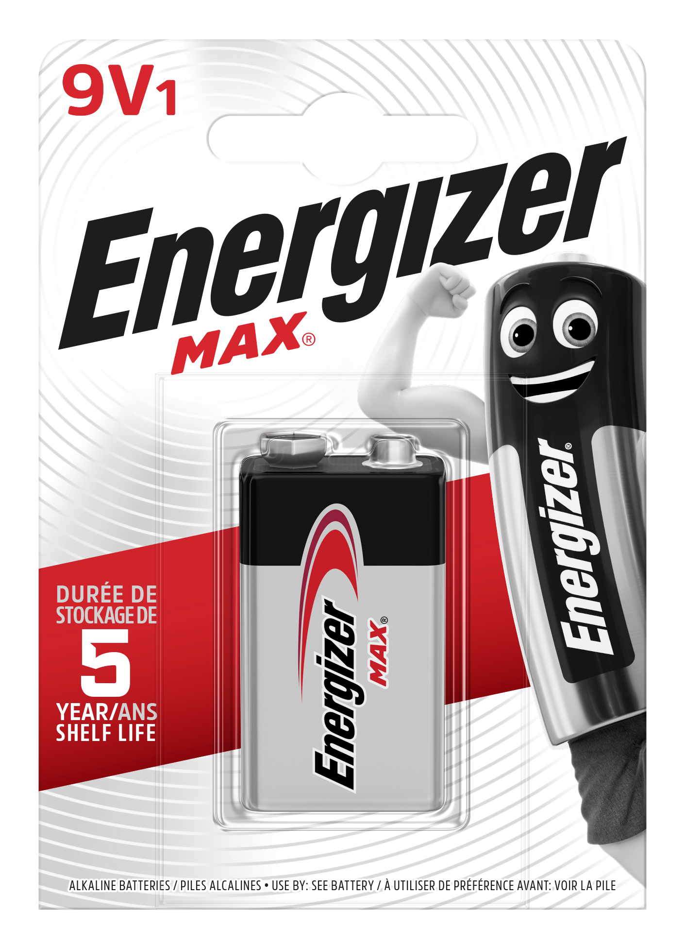 Bateria alkaliczna MAX 9V 6LR61 /1 ENERGIZER