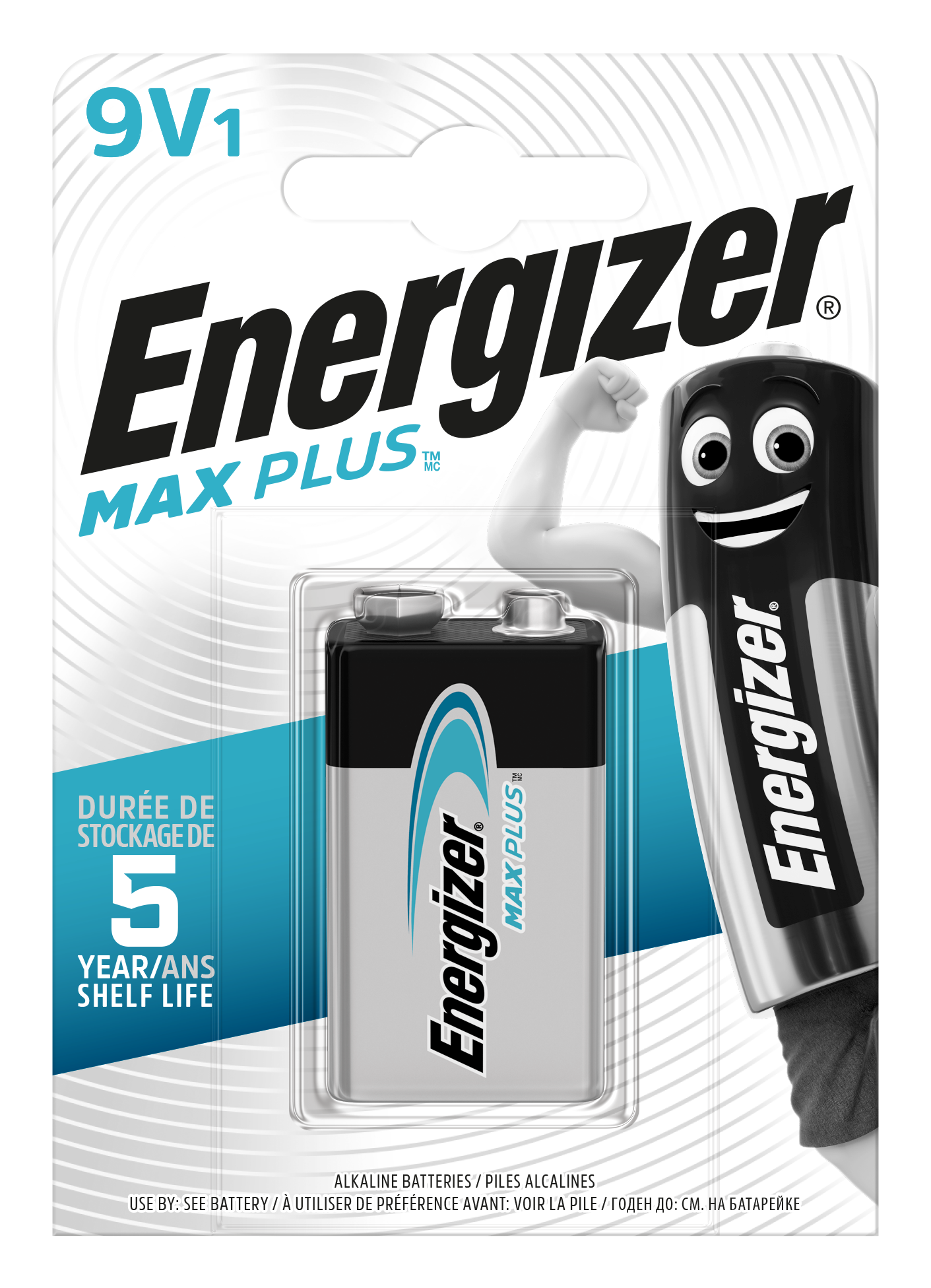 BATERIA ENERGIZER MAX PLUS 9V 6LR61 /1