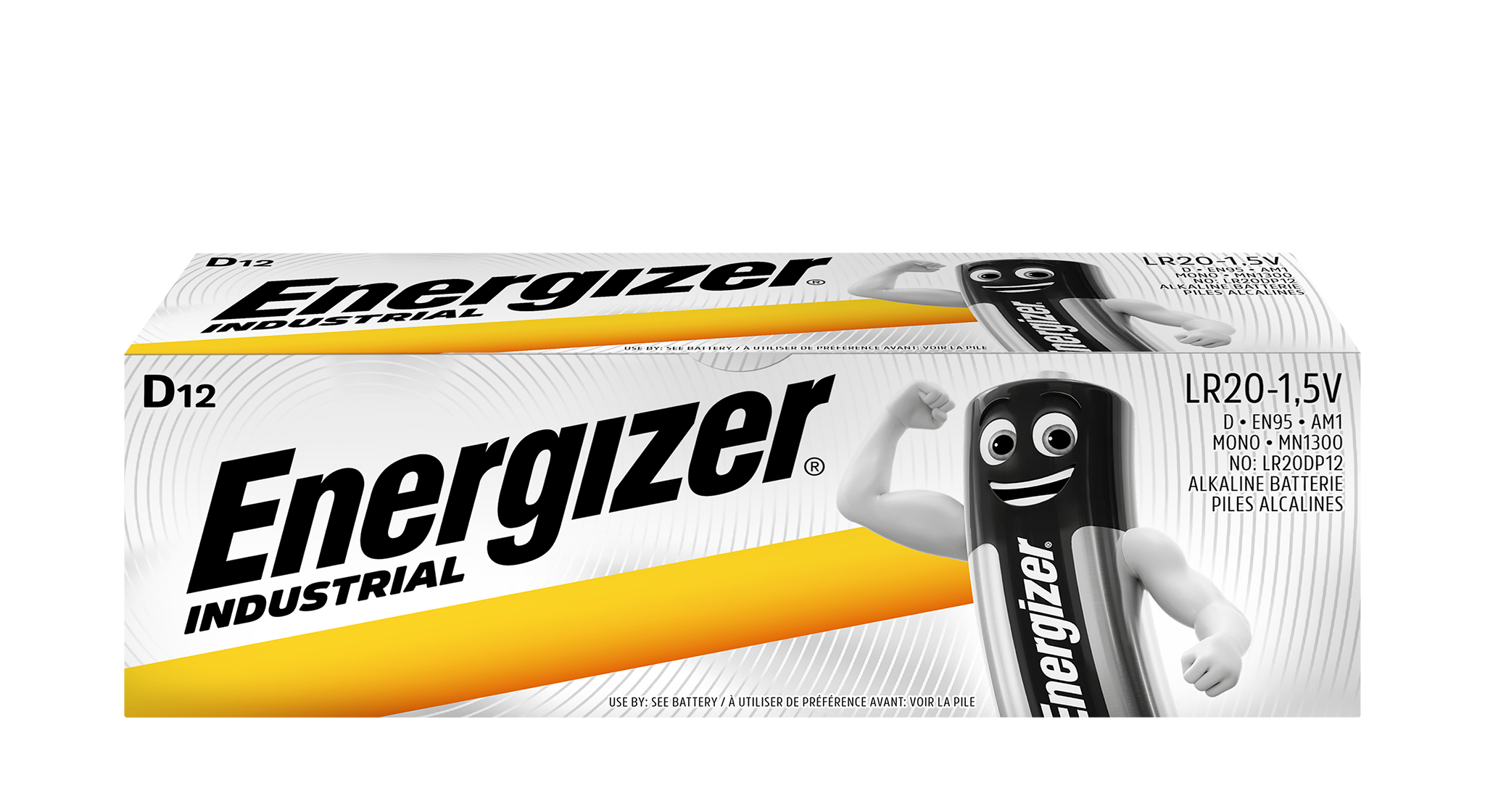 Bateria INDUSTRIAL PRO D LR20 opk=12szt ENERGIZER