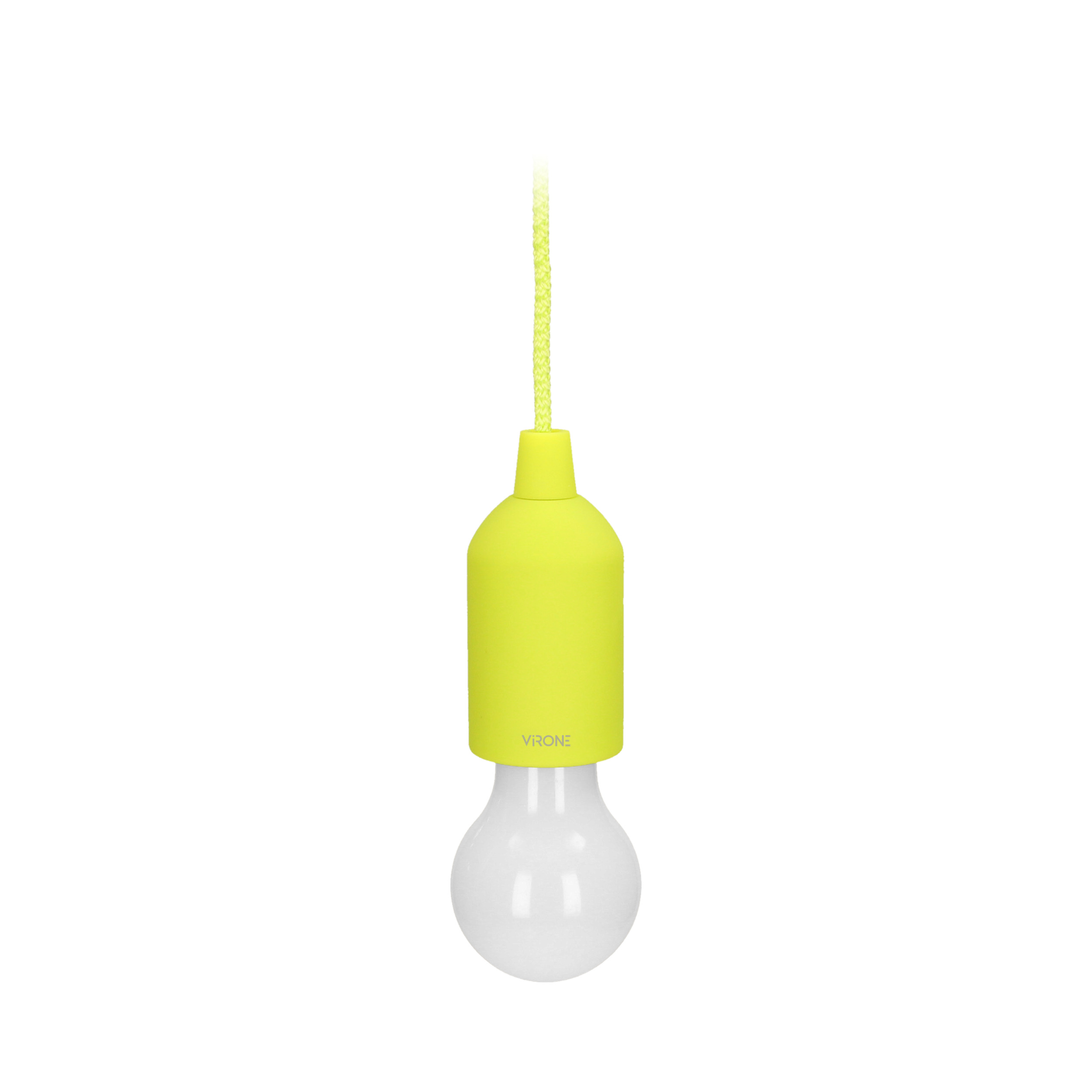 Bateryjna lampka nocna na sznurku 1W LED 3x AAA  limonkowa LA-5/L ORNO