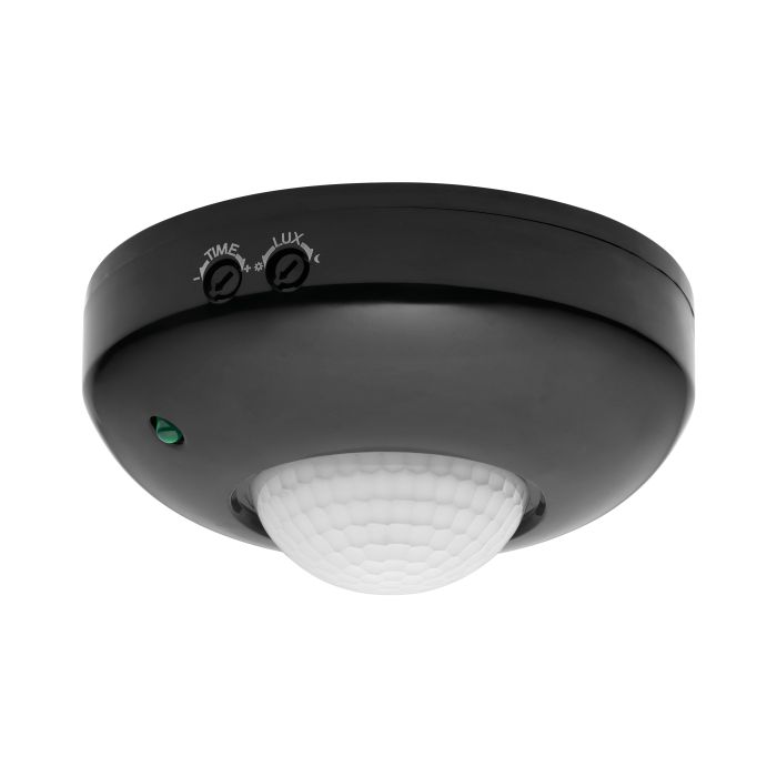 Czujnik ruchu czarny 360st. 1200W IP20