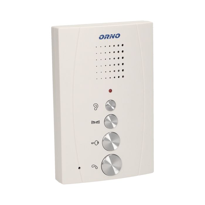 Domofonowy zestaw 1-rodzinny z interkomem ELUVIO INTERCOM OR-DOM-RE-920/W