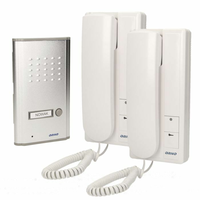 Domofonowy zestaw 1-rodzinny z interkomem FOSSA INTERCOM OR-DOM-RL-902