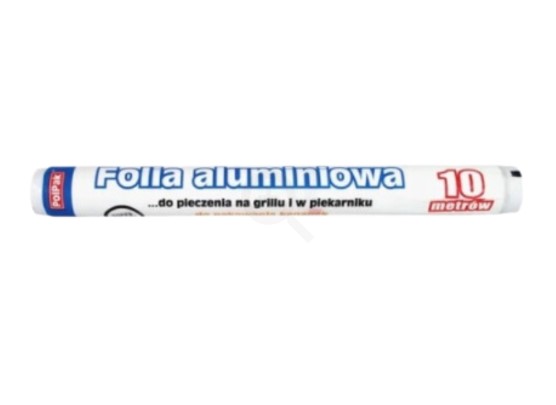 Folia aluminiowa spożywcza do pieczenia grillowania rolka 10m