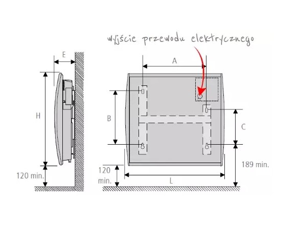 Grzejnik elektryczny biały SOLIUS WI-FI 1500W ATLANTIC 002093