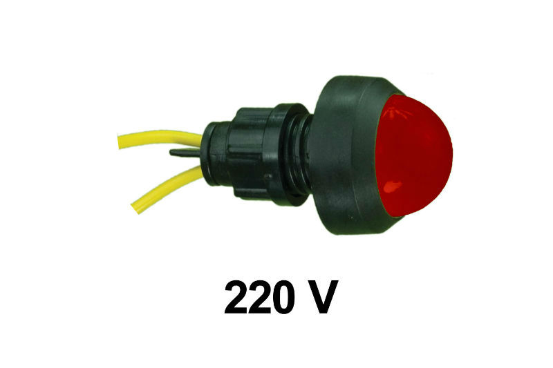 KLP-20 LAMPKA CZERWONA 250V