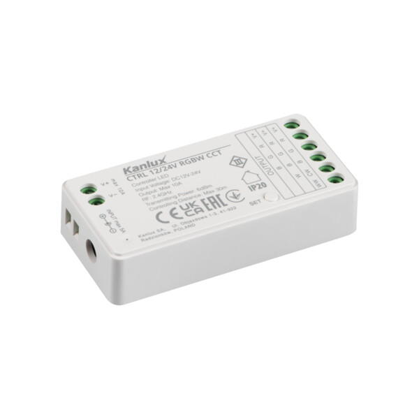 Kontroler do liniowych modułów LED CTRL 12/24V RGBW CCT 22148