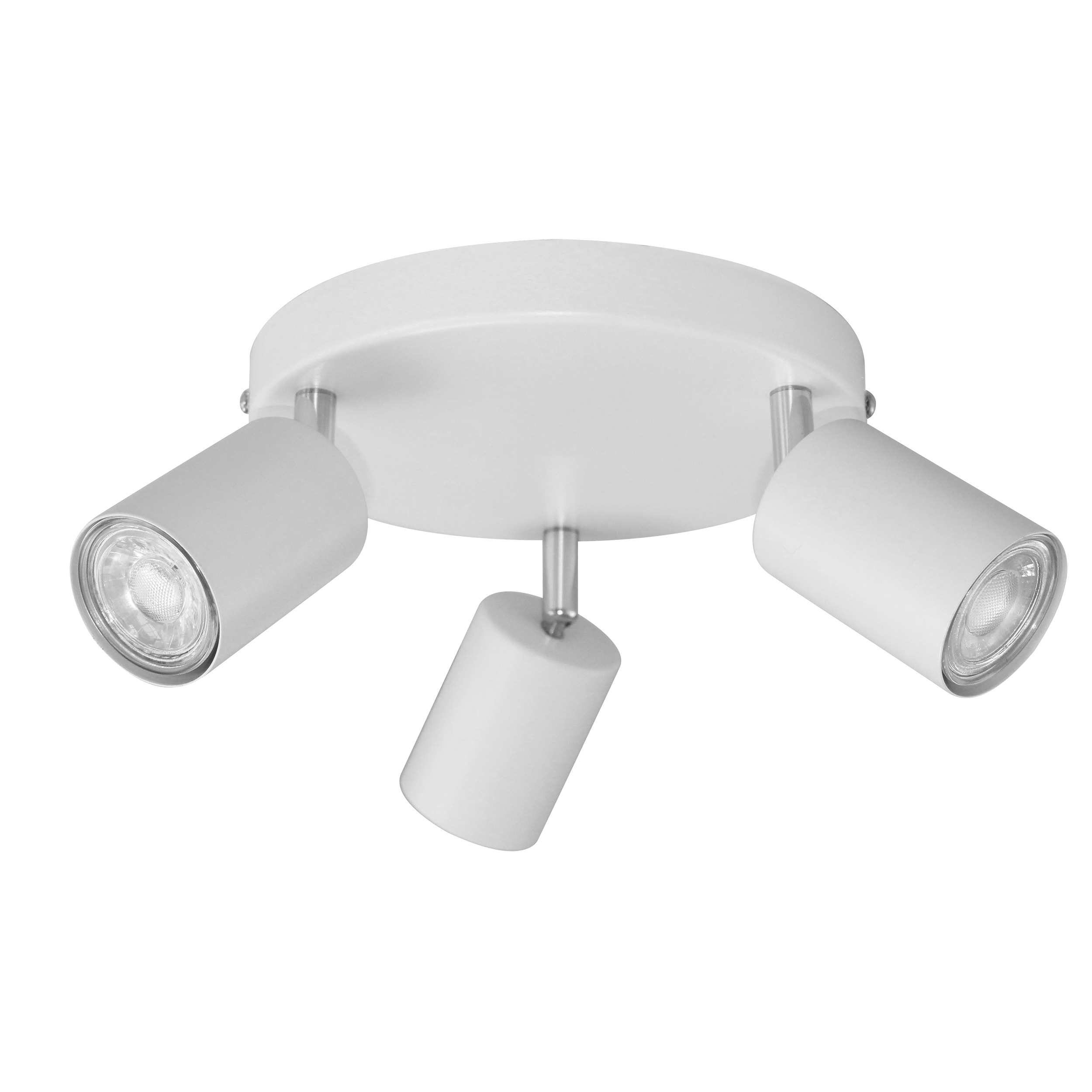 Lampa ścienno sufitowa RINO GU10 3x50W IP20 biała AD-OP-6246WGU10 
