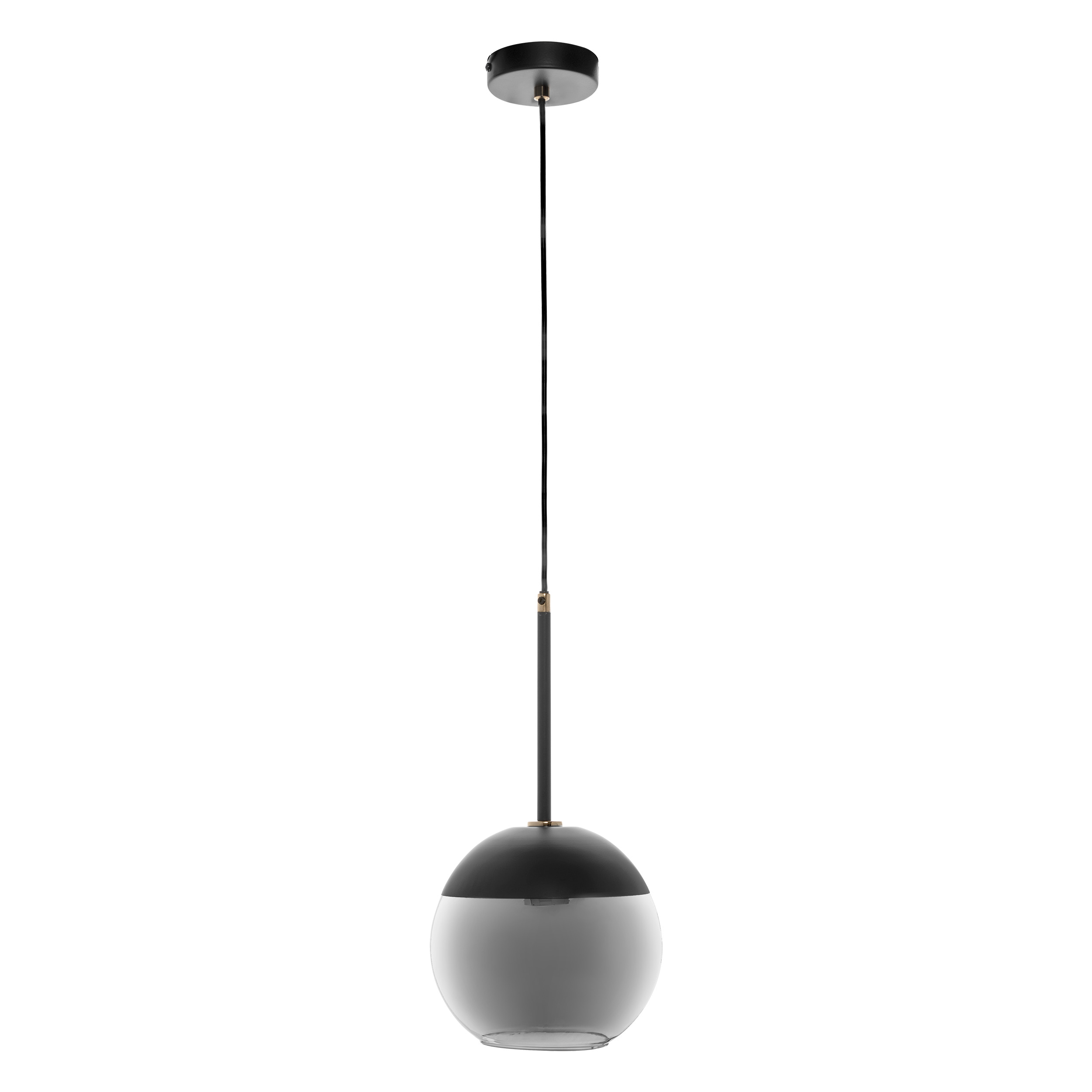 Lampa wisząca LARA E27 1x60W czarna AD-LD-6216BE27S