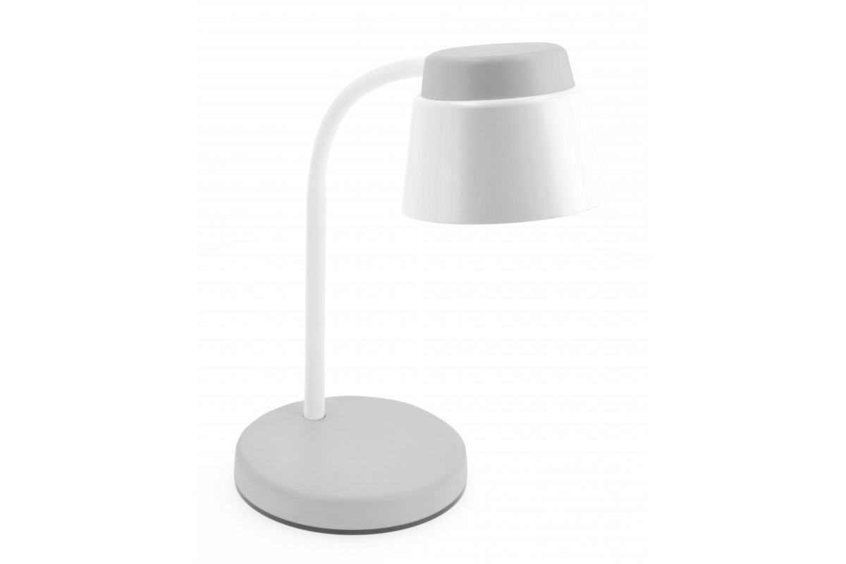 Lampka biurkowa szara Helin 6W 350lm 4000K 240V RA>80 LB-HEL6W-15-DEC