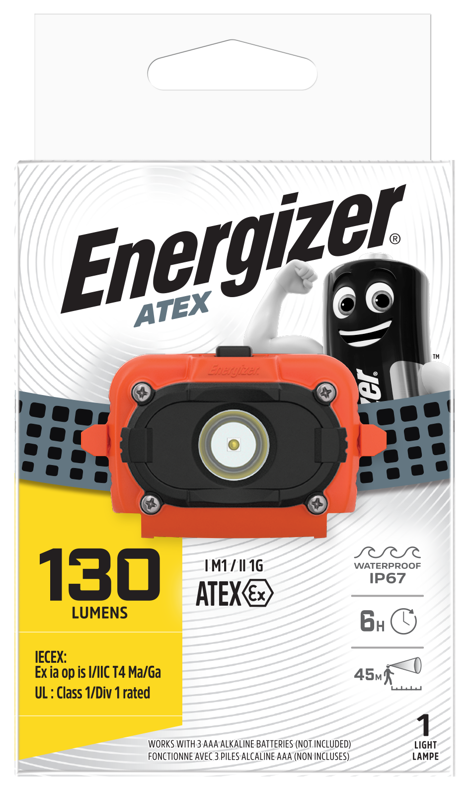 Latarka czolowa HEADLIGHT MINE ATEX PRO 3AA 130lm ENERGIZER