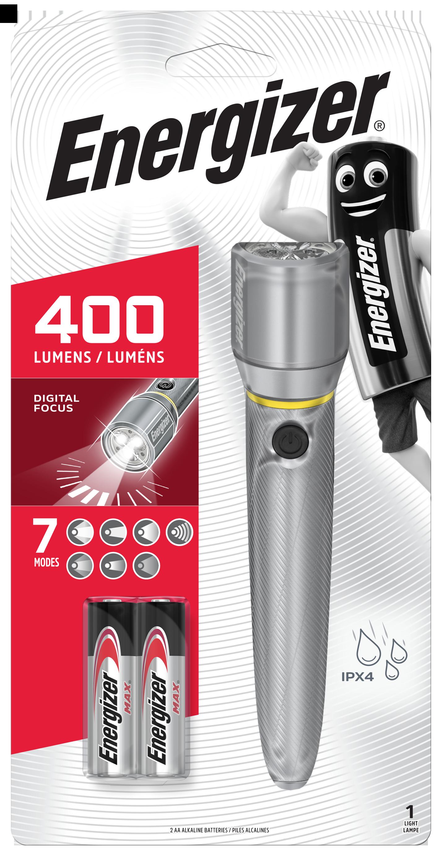 Latarka ręczna metalowa VISION HD 2AA 400 lm ENERGIZER