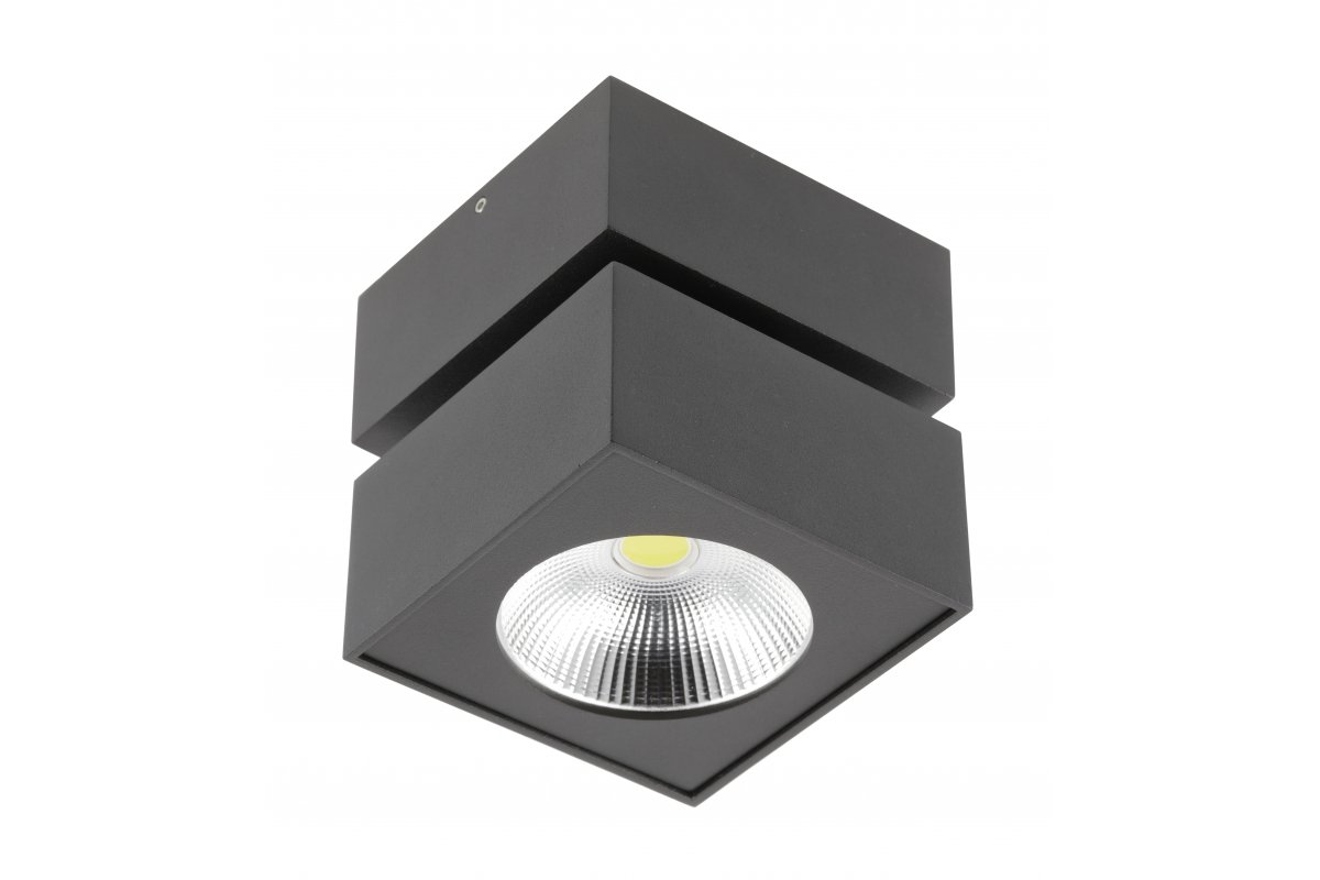 Oprawa LED czarny BIANCO 15W 1500lm 4000K IP20,36st kwadrat LD-BNC15WKC-NB