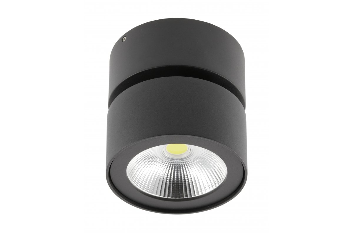 Oprawa LED czarny BIANCO CCT 8W 680lm 2700K/3300/4000K 240V IP20 36St LD-BNCC8WOC-NB