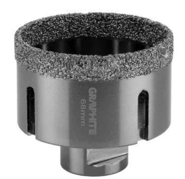 Otwornica diamentowa 68 mm M14 GRAPHITE 55H315