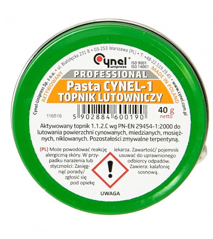 Pasta lutownicza Cynel-1