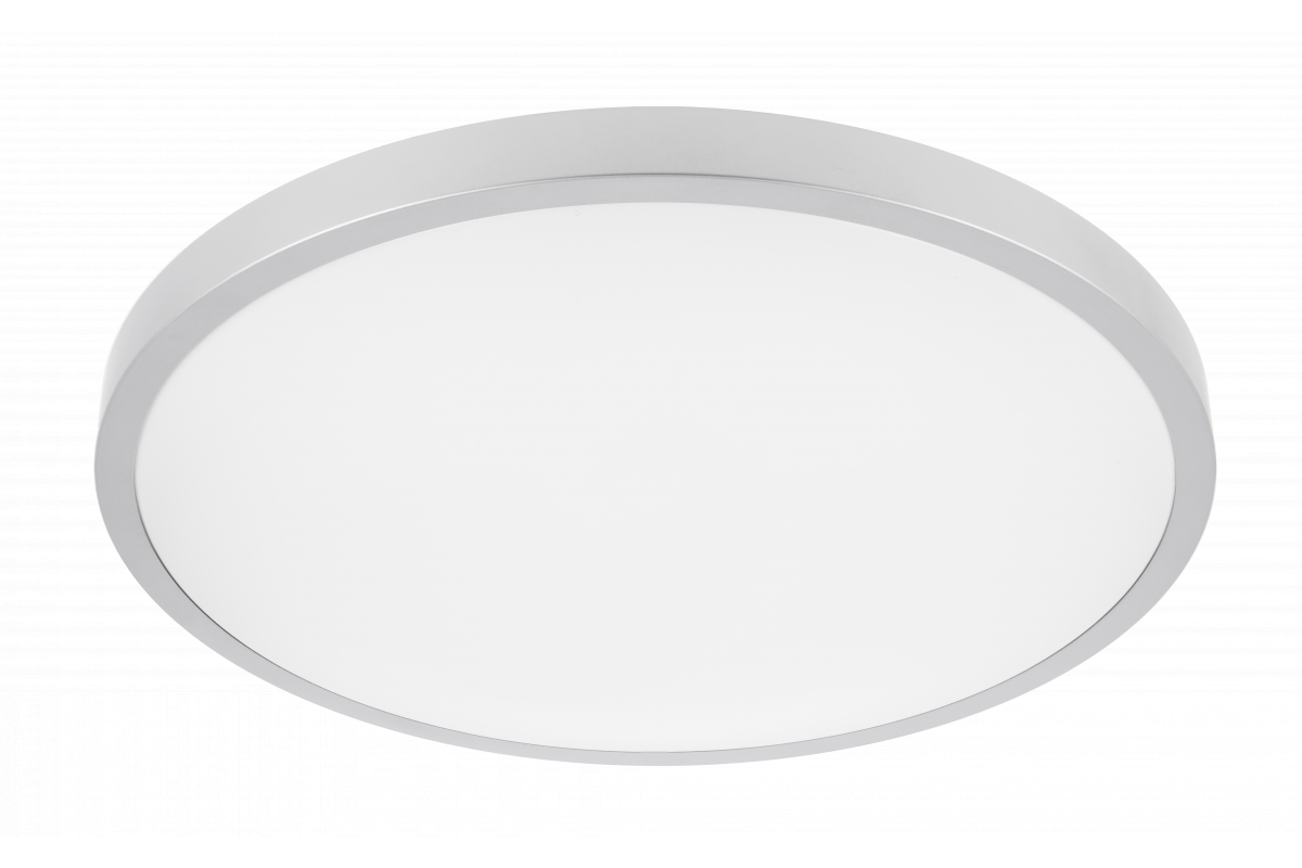 Plafon ATOL srebny LED 32W 2560lm 3000K 400mm 240V IP54 LD-ATOL32W-WW-02