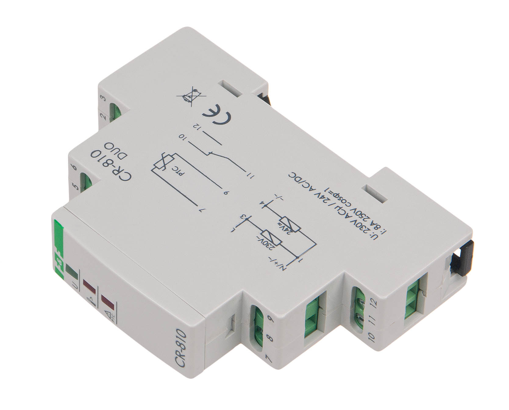 Przekaźnik termiczny do pomiaru wzrostu ciepła urządzeń elektrycznych CR-810 DUO