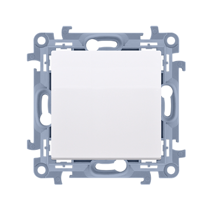 Przycisk pojedynczy biały SIMON 10 CP1C.01/11