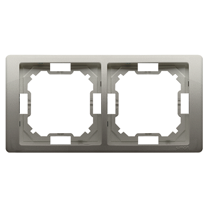 Ramka 2-krotna IP20 NEOS satynowa BMRC2/29 SIMON BASIC
