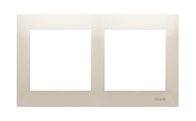 Ramka 2-krotna KREMOWA karton-gips DRK2/41 Simon 54
