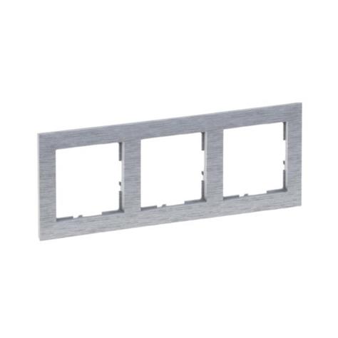 Ramka 3-krotna aluminium szczotkowane 721563 SUNO2
