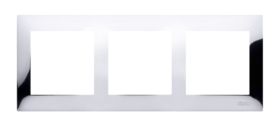 Ramka 3-krotna chrom SIMON 54