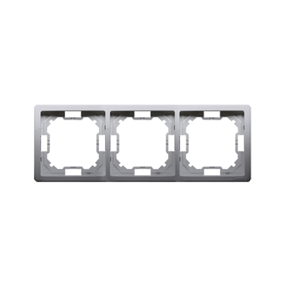 Ramka 3-krotna inox BASIC STANDARD