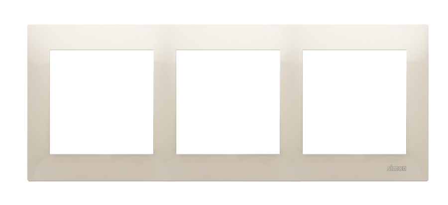 Ramka 3-krotna kremowy SIMON 54