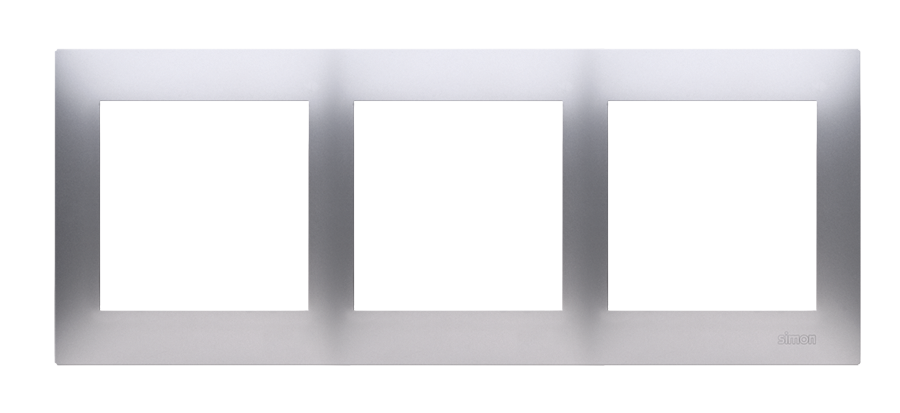 Ramka 3-krotna srebrny SIMON 54