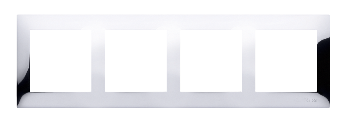 Ramka 4-krotna metalowa CHROM DR4/63 Simon 54