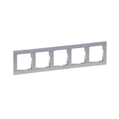 Ramka 5-krotna aluminium szczotkowane 721565 SUNO2