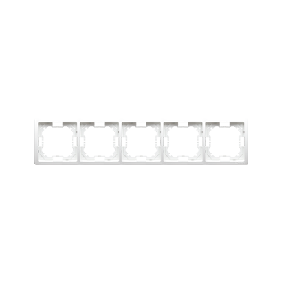 Ramka 5-krotna biały BASIC STANDARD