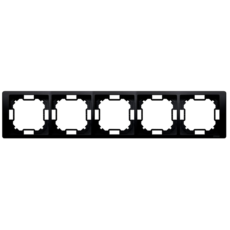 Ramka 5-krotna IP20 NEOS czarna BMRC5/49 SIMON BASIC