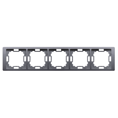 Ramka 5-krotna IP20 NEOS srebrny mat BMRC5/43 SIMON BASI