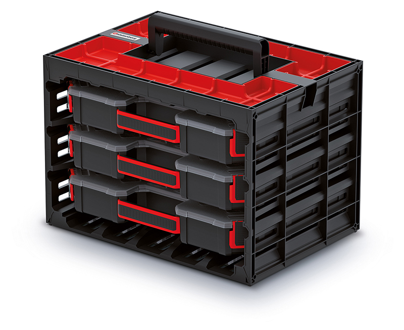 Szafka narzędziowa z 3 - organizerami TAGER Kistenberg KTC40306B